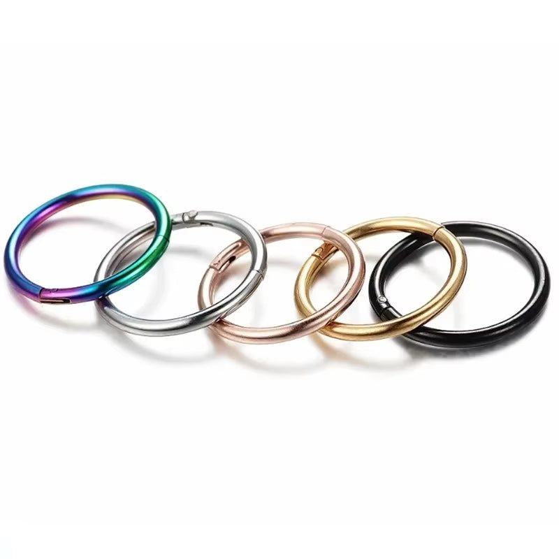 Rebel Edge Piercing Set – Bold Steel for Unapologetic Style